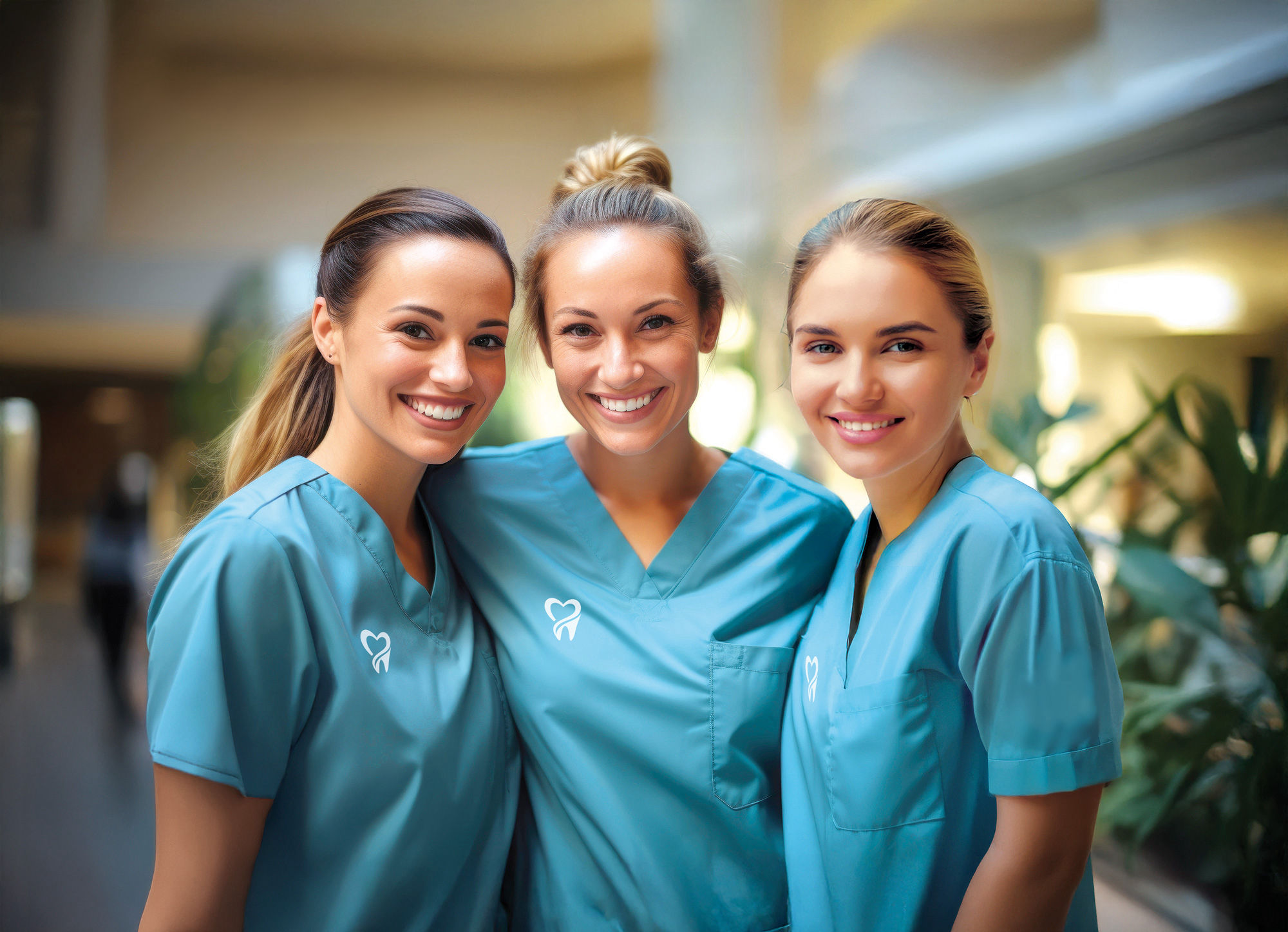 Teambild Zahnarztpraxis Dr. Lehnen Eningen u. A.